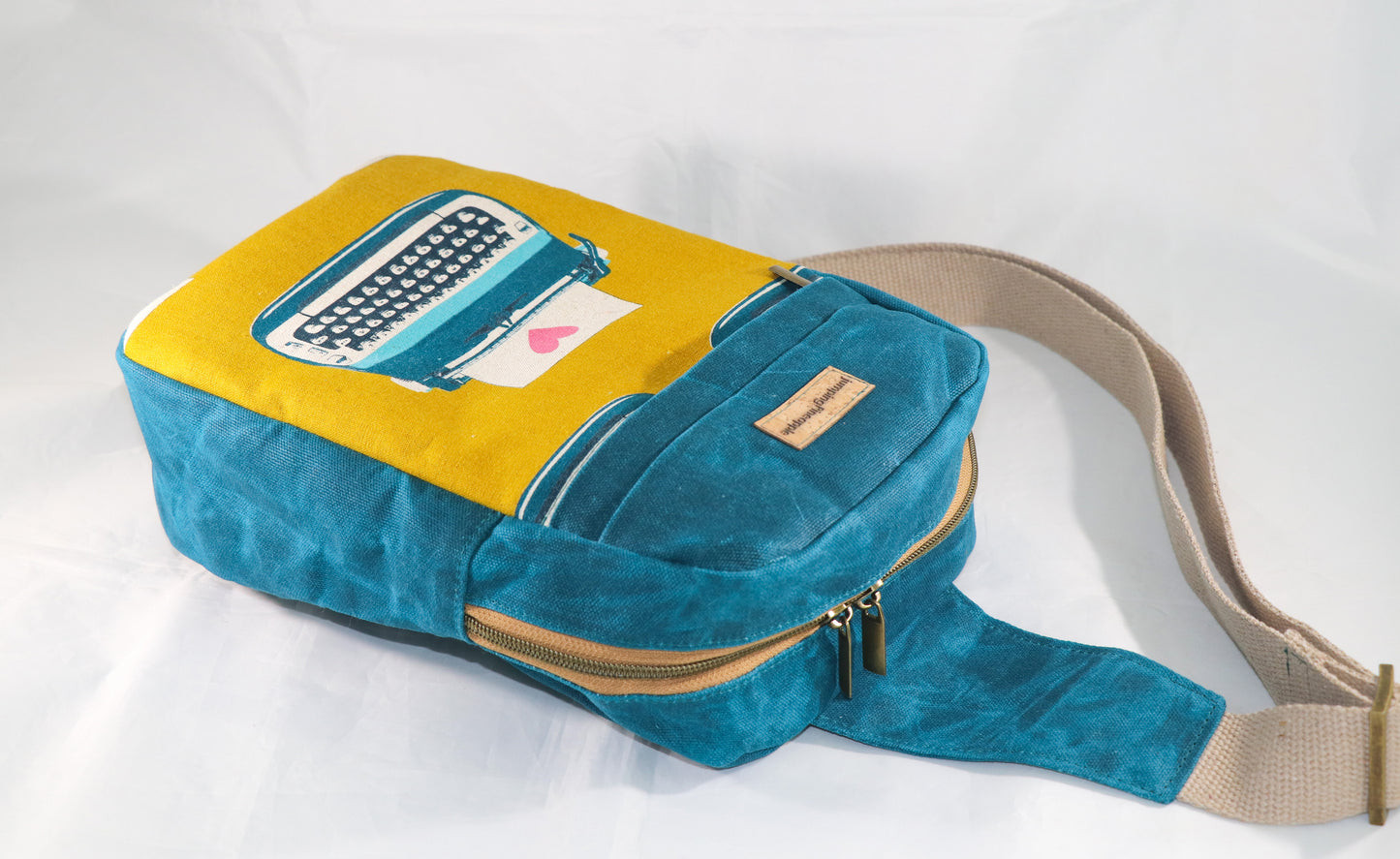 bag laying on its side