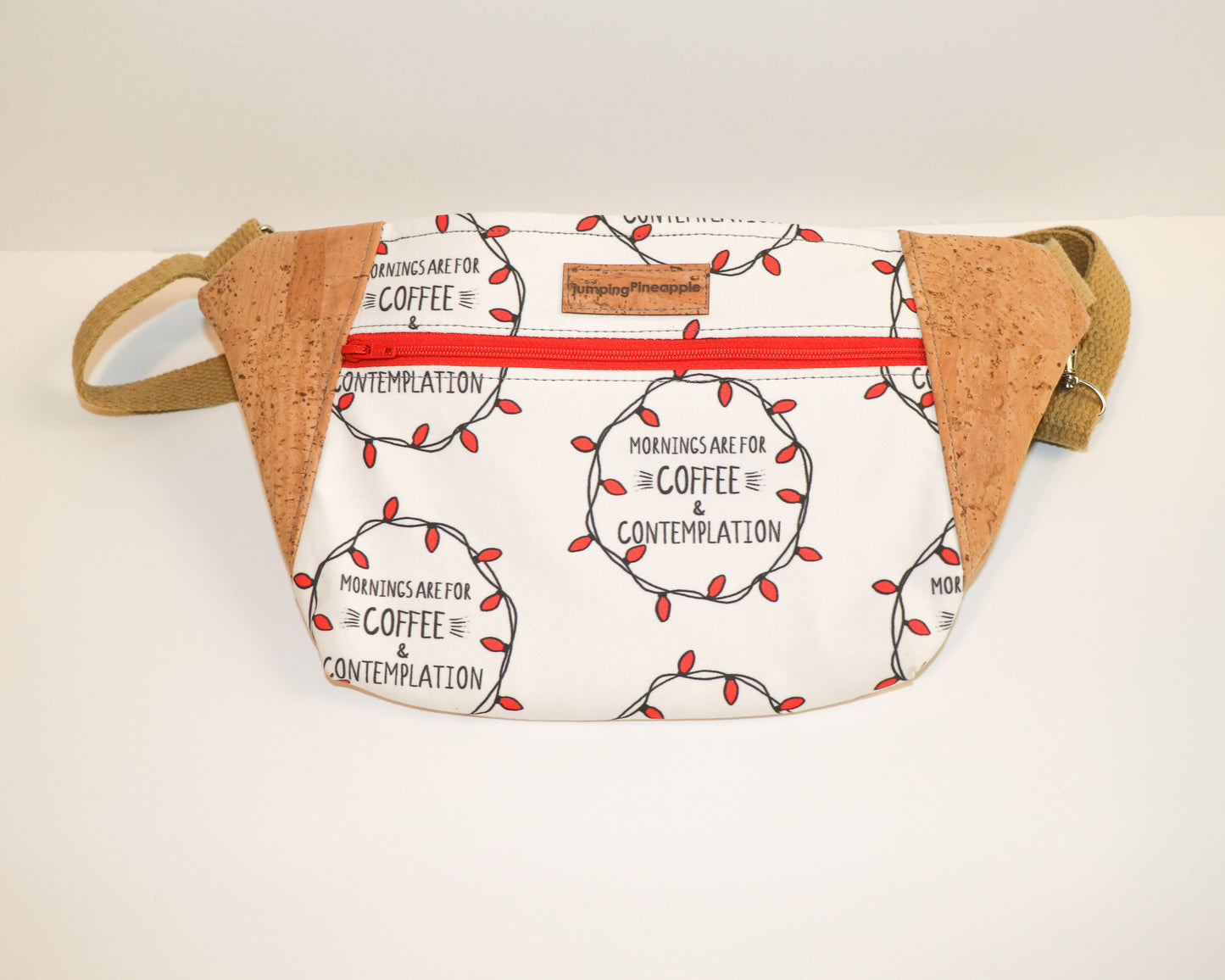 coffee and contemplation front view of bag