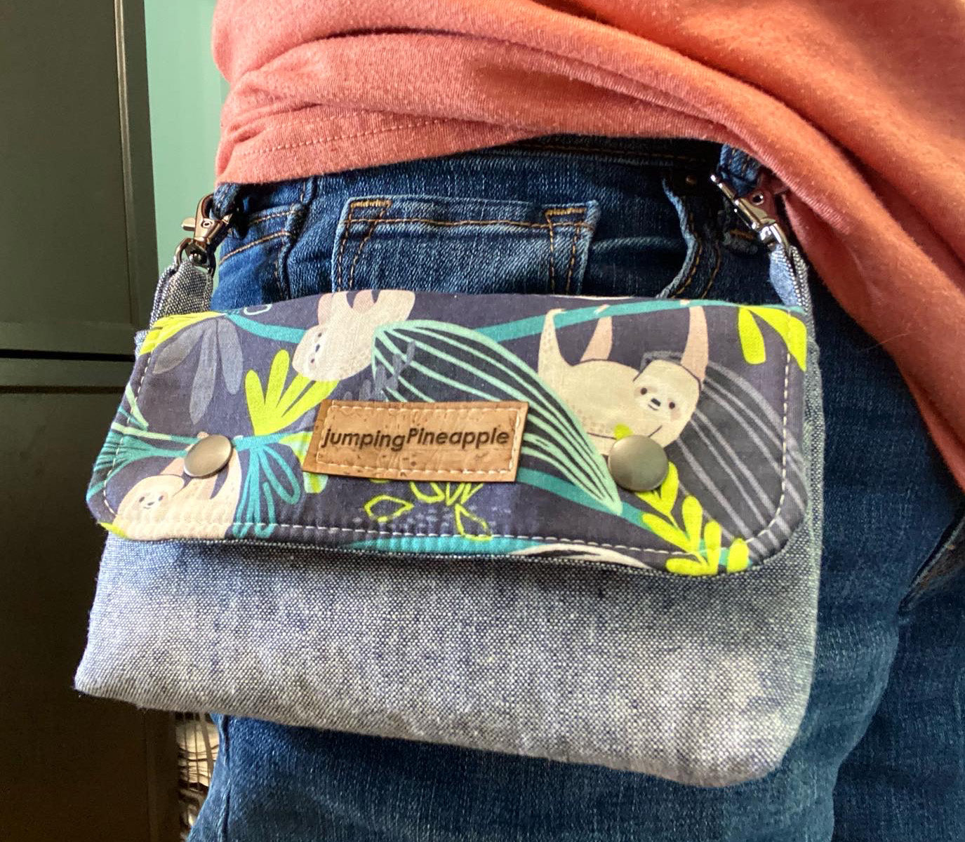 belt loop pouch shown clipped to belt loops