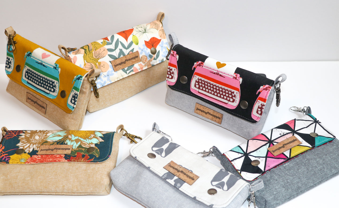 group of available belt loop pouches