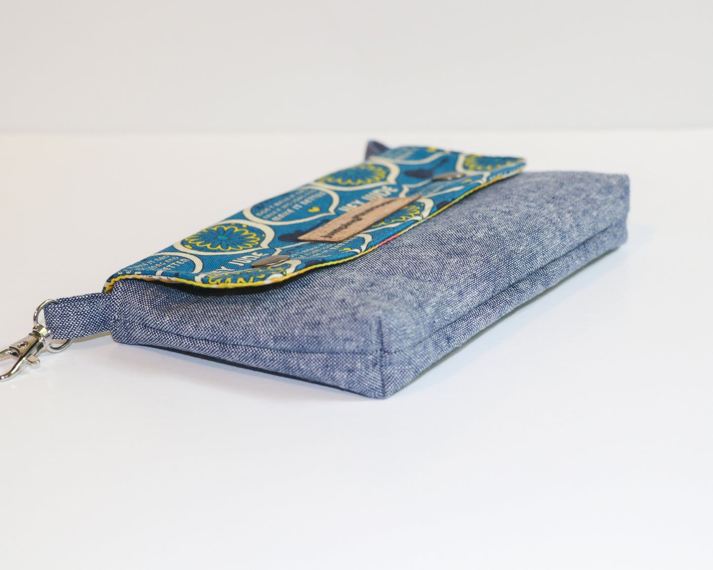 hey jude belt loop pouch, laying on side