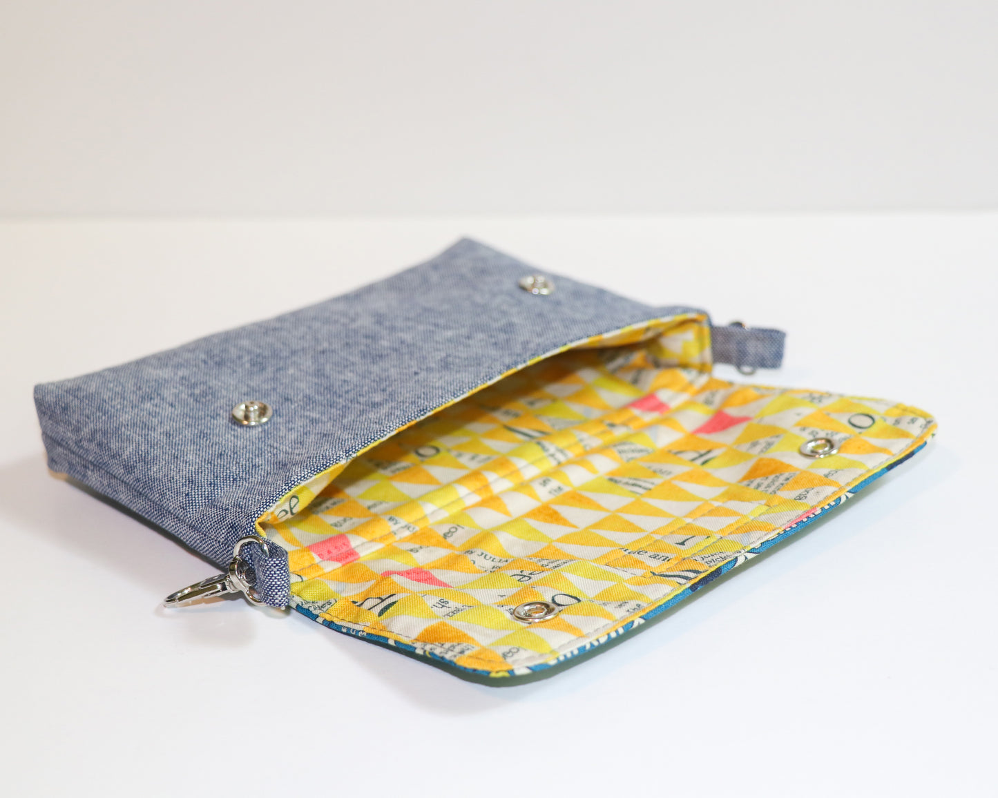 hey jude belt loop pouch, inside view
