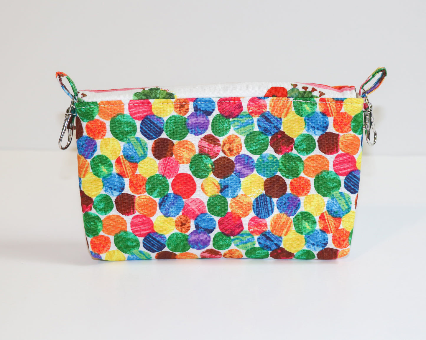 very hungry caterpillar belt loop pouch, back view
